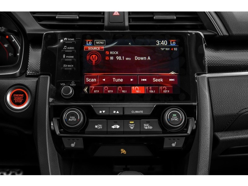 2020 Honda Civic Hatchback Sport CVT Interior Shot 2