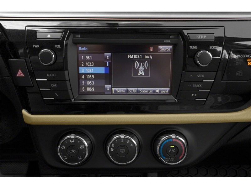 2015 Toyota Corolla 4dr Sdn Man CE Interior Shot 2