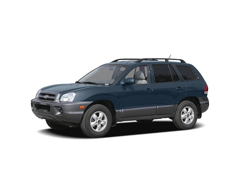 2006 Hyundai Santa Fe 4dr GL FWD 2.7L Auto Steel Blue Metallic  Shot 6