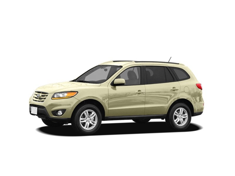 2010 Hyundai Santa Fe FWD 4dr I4 Auto GL Glacier White Pearl  Shot 2