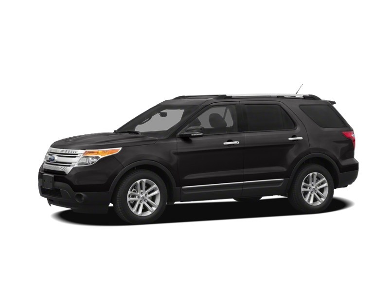 2011 Ford Explorer 4WD 4dr V6 SelectShift Auto XLT Black  Shot 6