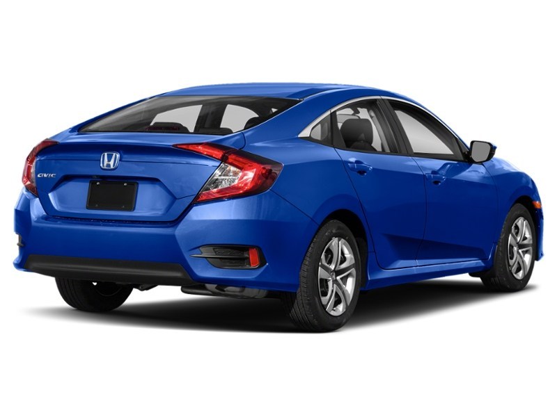 2018 Honda Civic Sedan LX Manual Aegean Blue Metallic  Shot 2