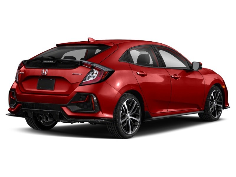 2020 Honda Civic Hatchback Sport CVT Rallye Red  Shot 26