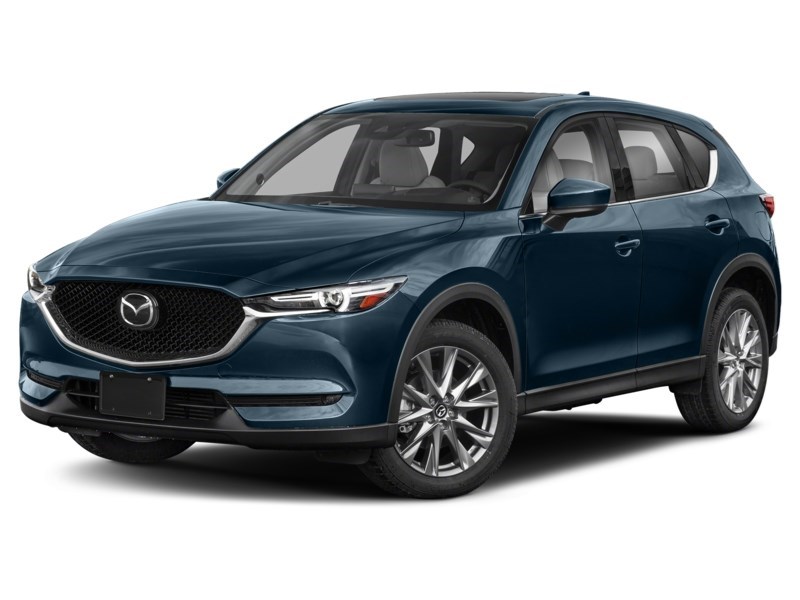 2021 Mazda CX-5 Grand Touring Deep Crystal Blue Mica  Shot 4