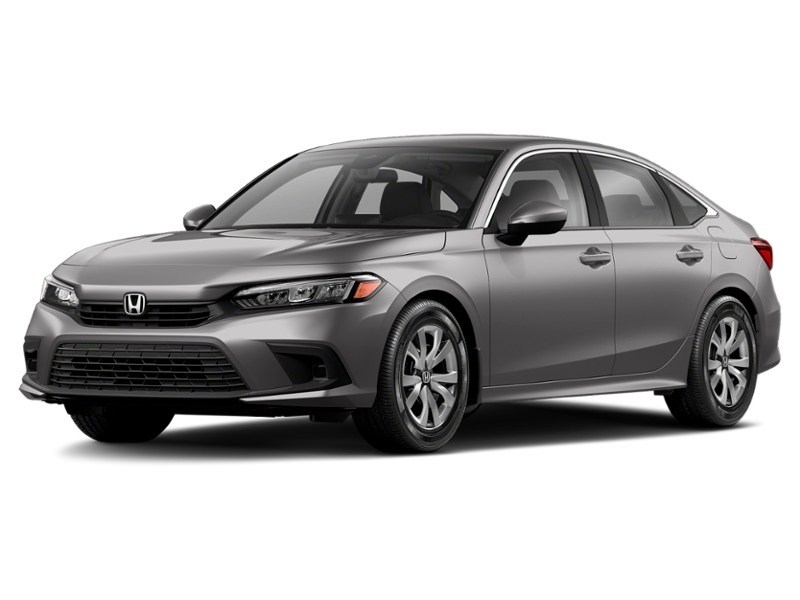 2022 Honda Civic Sedan LX CVT Lunar Silver Metallic  Shot 3