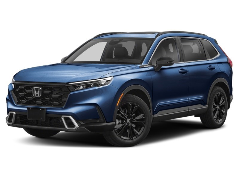 2024 Honda CR-V Hybrid Touring | AWD | 2.0L | ONE OWNER | ACCIDENT FREE Canyon River Blue Metallic  Shot 1
