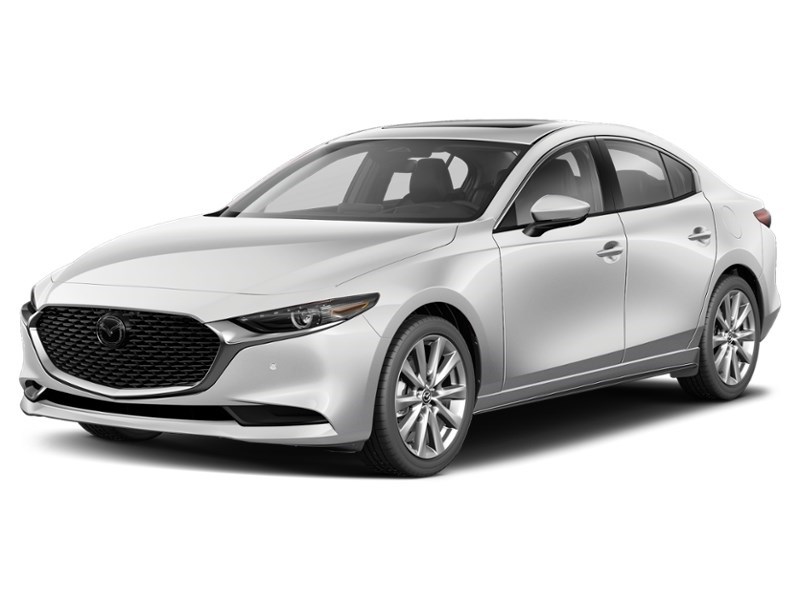 2026 Mazda Mazda3 GT i-ACTIV AWD Snowflake White Pearl  Shot 3