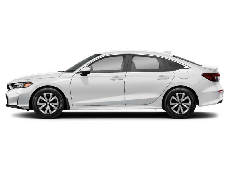 2025 Honda Civic Sedan LX CVT Platinum White Pearl  Shot 4