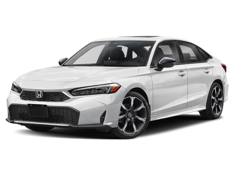 2025 Honda Civic Sedan Hybrid Sport Touring eCVT Platinum White Pearl  Shot 16