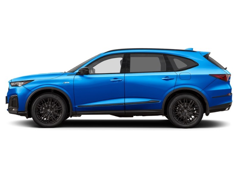 2026 Acura MDX Platinum Elite A-Spec SH-AWD Double Apex Blue Pearl  Shot 3