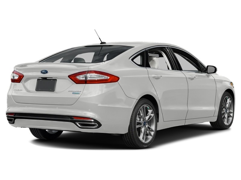 2014 Ford Fusion 4dr Sdn Titanium AWD White Platinum Tri-Coat  Shot 2