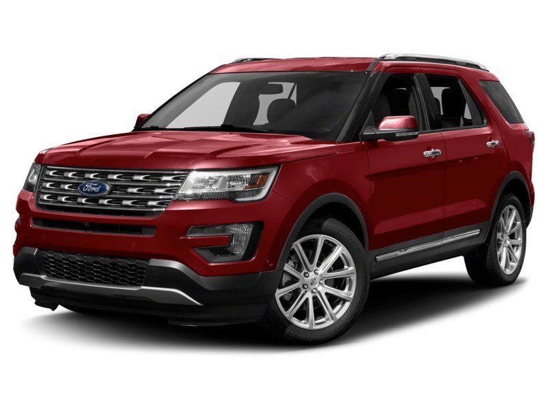 2016 Ford Explorer 4WD 4dr Limited Ruby Red Metallic Tinted Clearcoat  Shot 4