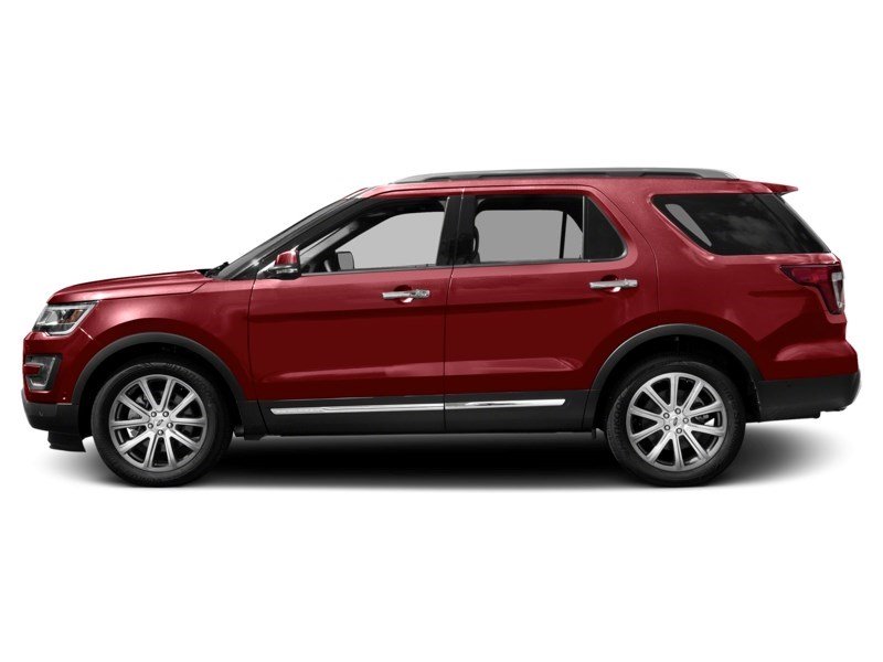 2016 Ford Explorer 4WD 4dr Limited Ruby Red Metallic Tinted Clearcoat  Shot 3