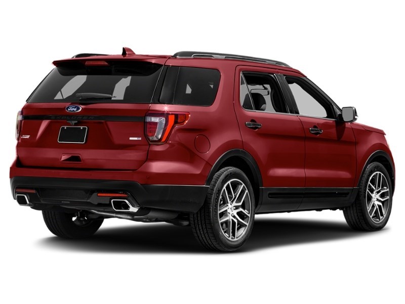 2017 Ford Explorer 4WD 4dr Sport Ruby Red Metallic Tinted Clearcoat  Shot 6