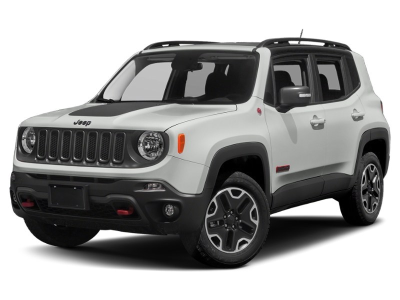 2016 Jeep Renegade 4WD 4dr Trailhawk Alpine White  Shot 1