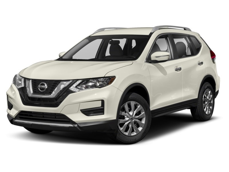 2017 Nissan Rogue FWD 4dr SV Glacier White  Shot 1