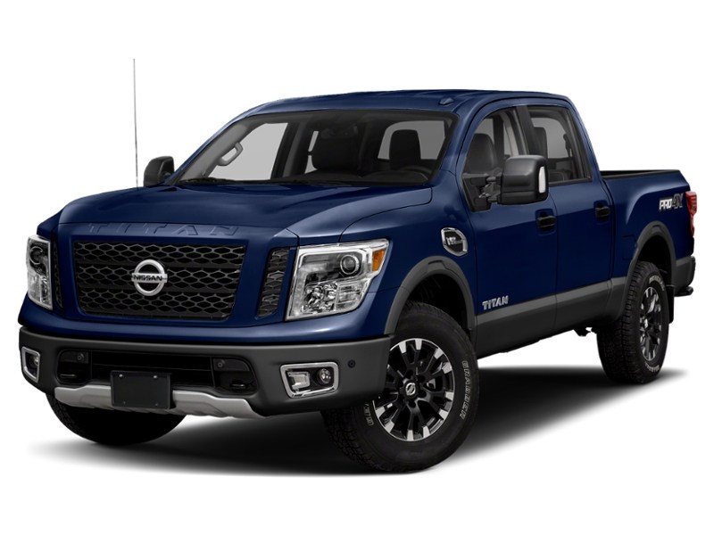 2018 Nissan Titan 4x4 Crew Cab PRO-4X Deep Blue Pearl  Shot 28
