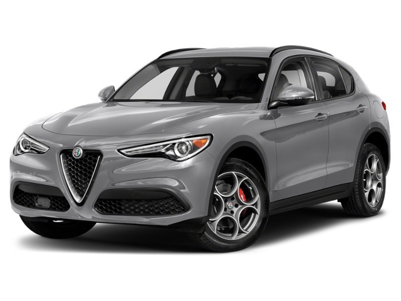 2018 Alfa Romeo Stelvio Ti Sport AWD Silverstone Grey Metallic  Shot 7