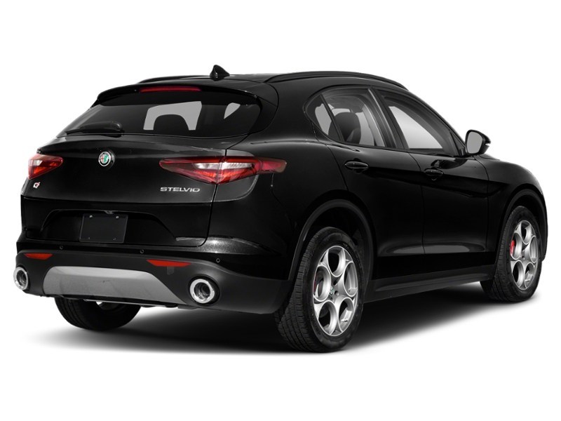 2018 Alfa Romeo Stelvio Ti Sport AWD Vulcano Black Metallic  Shot 2