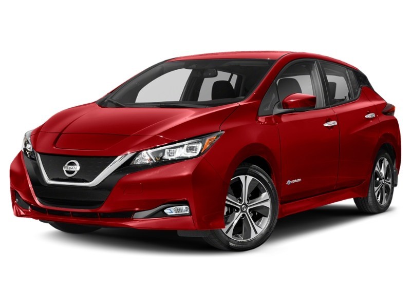 2018 Nissan LEAF SL Hatchback Scarlet Ember  Shot 4