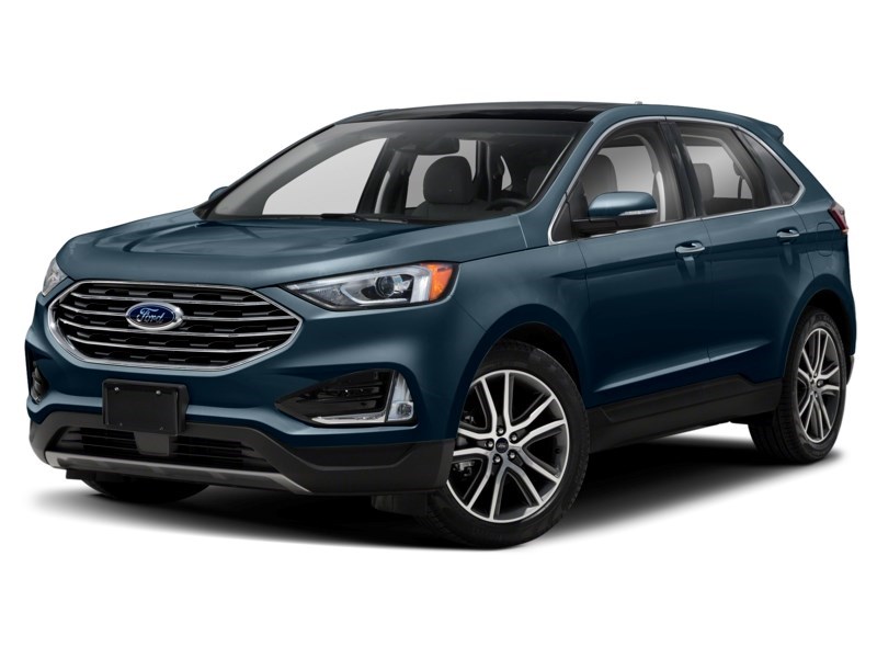 2019 Ford Edge Titanium AWD Blue Metallic  Shot 22