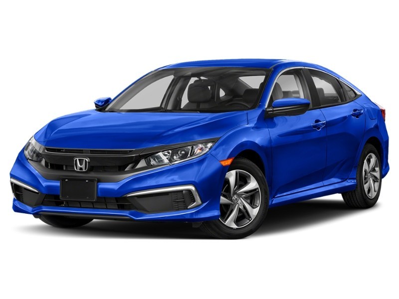 2021 Honda Civic Sedan LX CVT Aegean Blue Metallic  Shot 1
