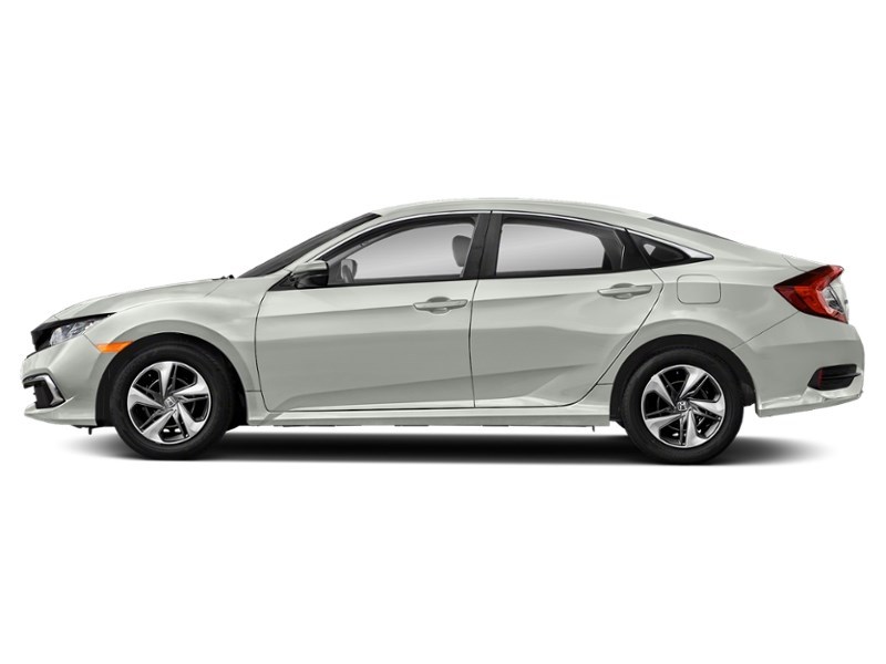 2020 Honda Civic Sedan LX CVT Platinum White Pearl  Shot 5