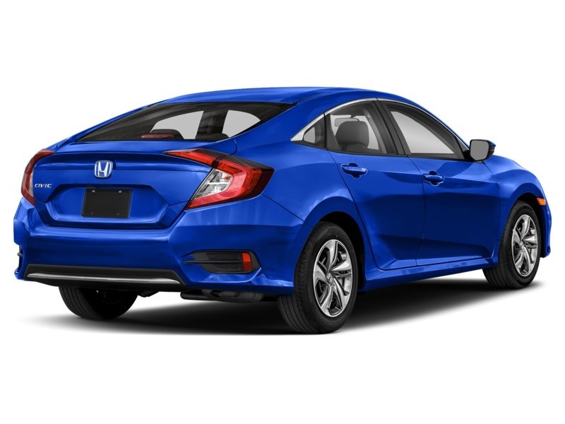 2020 Honda Civic LX CVT Aegean Blue Metallic  Shot 3