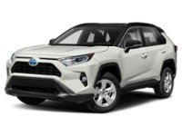2021 Toyota RAV4 Hybrid Hybrid XLE AWD Blizzard Pearl w/Black Roof  Shot 1