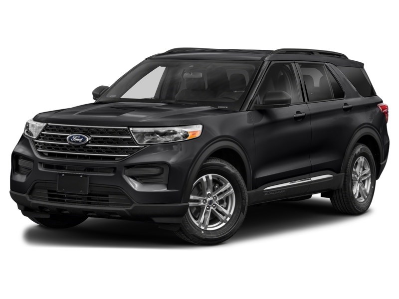 2020 Ford Explorer XLT 4WD Agate Black Metallic  Shot 4