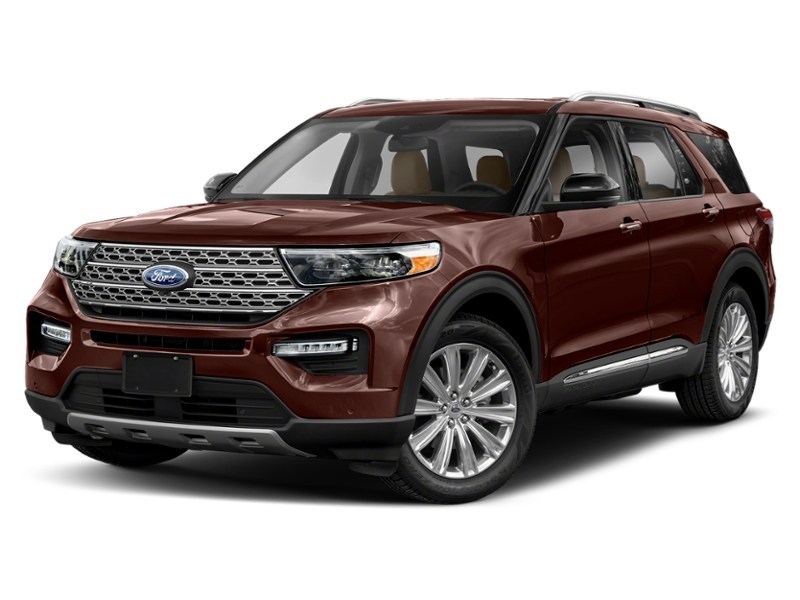 2023 Ford Explorer Limited 4WD Jewel Red Metallic Tinted Clearcoat  Shot 50