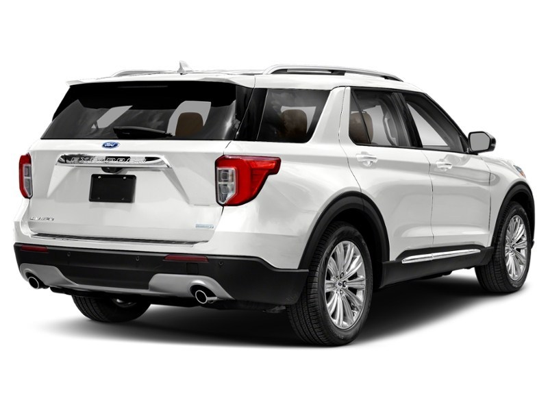 2021 Ford Explorer Limited 4WD Star White Metallic Tri-Coat  Shot 6