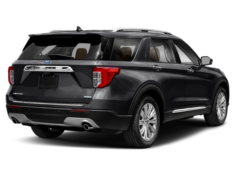 2021 Ford Explorer Limited 4WD Agate Black Metallic  Shot 2