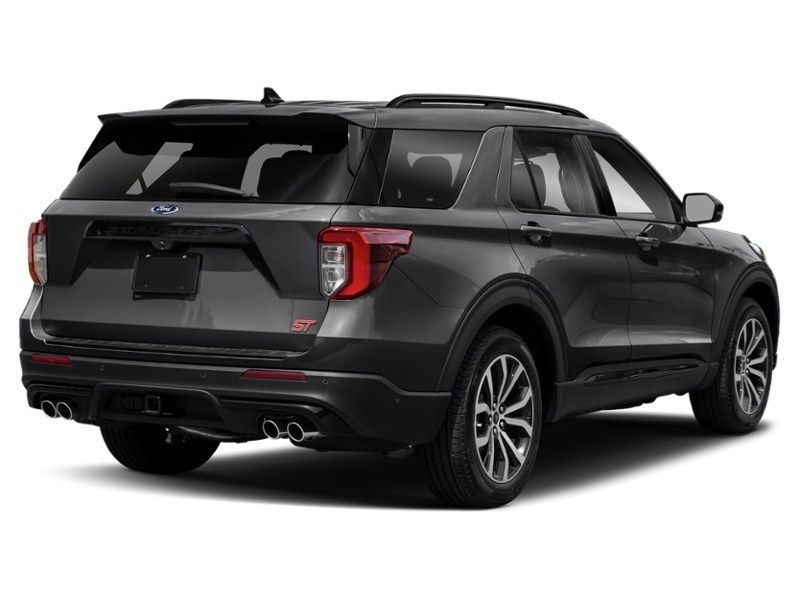 2022 Ford Explorer ST | 4WD | 3.0L | ROOF | TECH PKG | 360 | 21s Agate Black Metallic  Shot 2