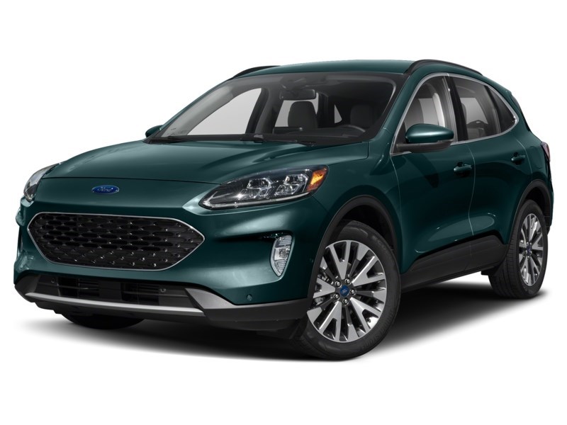 2020 Ford Escape Titanium Hybrid | AWD | NAV | LEATHER | B&O Dark Persian Green Metallic  Shot 1