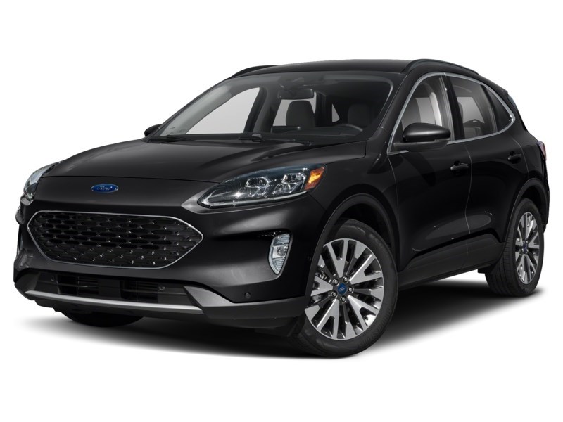 2021 Ford Escape Titanium Hybrid AWD Agate Black Metallic  Shot 28