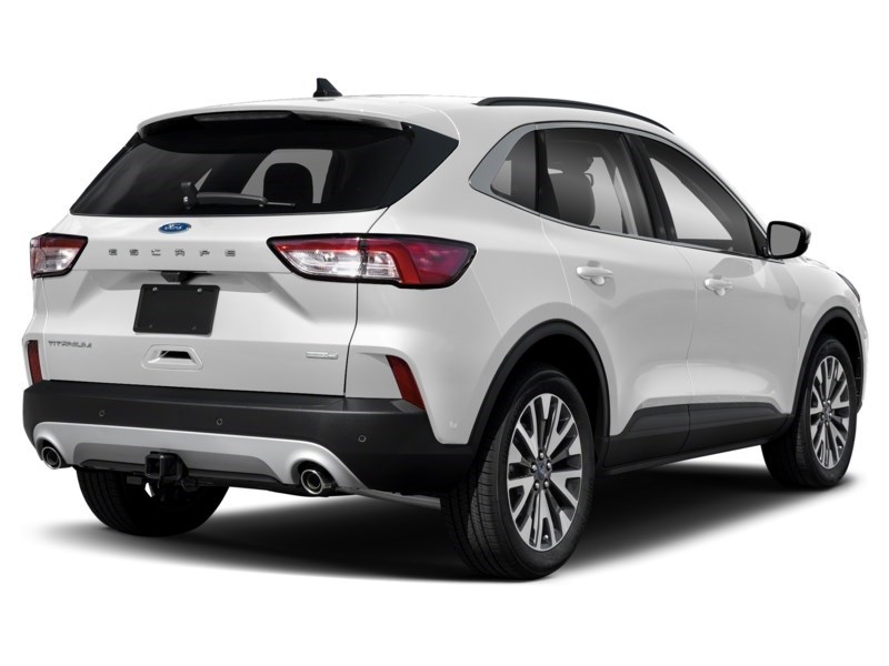 2021 Ford Escape Titanium Hybrid AWD Star White Metallic Tri-Coat  Shot 8