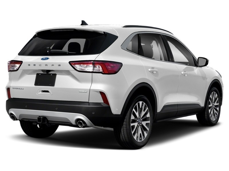 2022 Ford Escape Titanium AWD Star White Metallic Tri-Coat  Shot 2