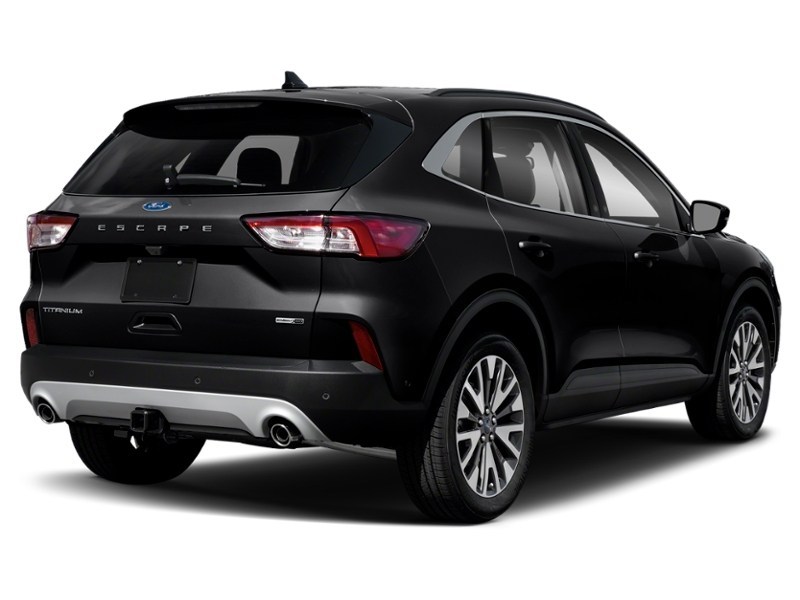 2021 Ford Escape Titanium Hybrid AWD Agate Black Metallic  Shot 6