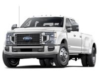 2022 Ford Super Duty F-450 DRW Platinum 4WD Crew Cab 8' Box Star White Metallic Tri-Coat  Shot 1
