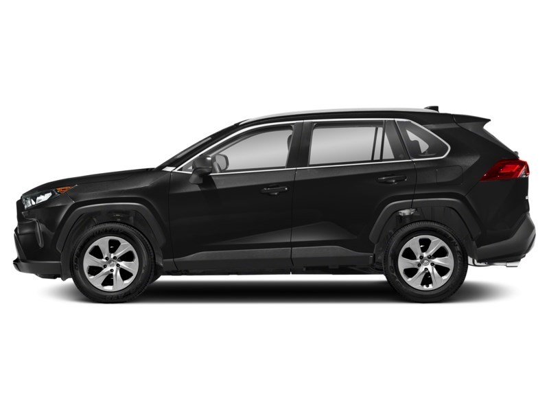 2020 Toyota RAV4 LE AWD Midnight Black Metallic  Shot 3