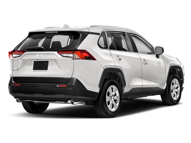 2022 Toyota RAV4 LE AWD White  Shot 2