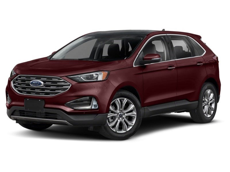 2022 Ford Edge Titanium AWD Burgundy Velvet Metallic Tinted Clearcoat  Shot 37