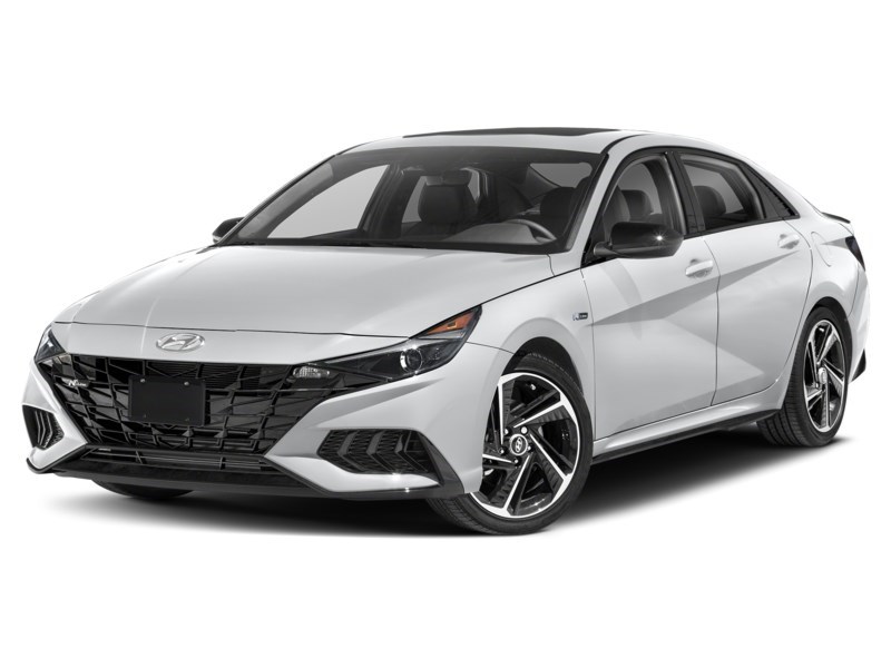 2021 Hyundai Elantra N Line DCT Polar White  Shot 1