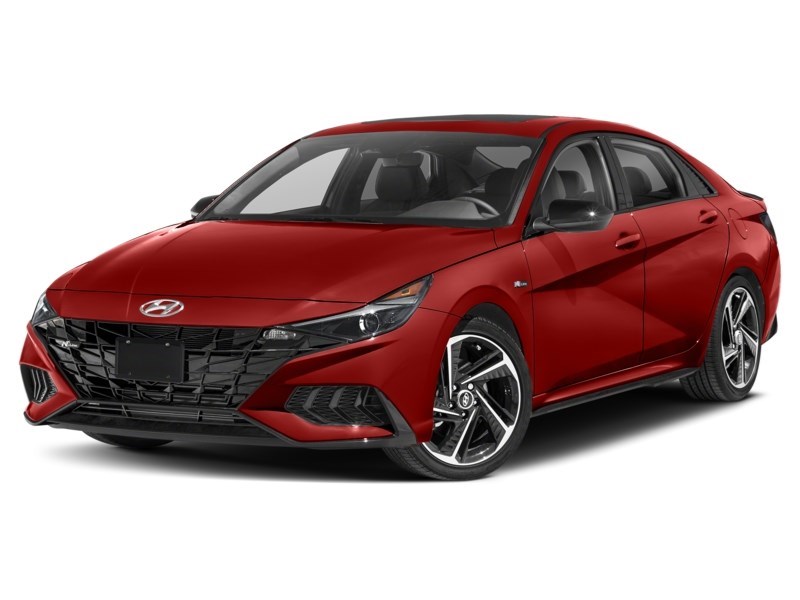 2021 Hyundai Elantra N Line DCT Fiery Red  Shot 18