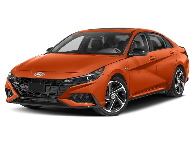 2021 Hyundai Elantra N Line DCT Lava Orange  Shot 27