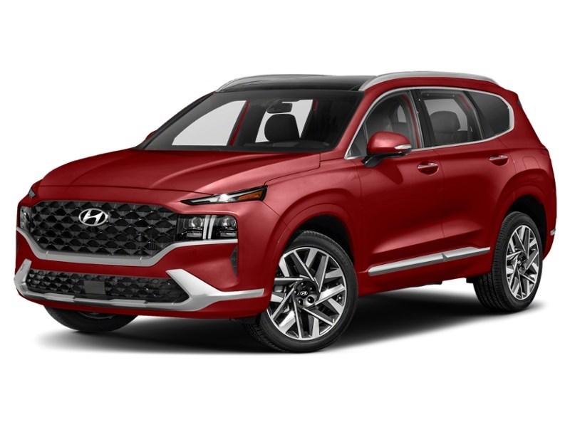 2022 Hyundai Santa Fe Ultimate Calligraphy AWD Flame Red  Shot 4