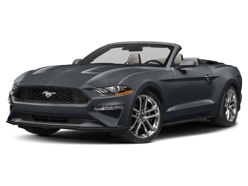 2022 Ford Mustang EcoBoost Convertible Dark Matter Grey Metallic  Shot 37