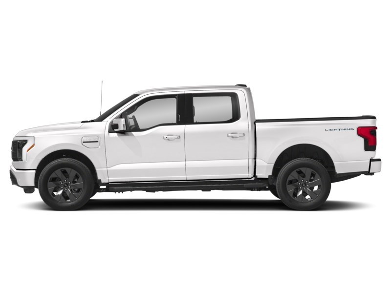 2023 Ford F-150 Lightning LARIAT 4WD SuperCrew 5.5' Box Star White Metallic Tri-Coat  Shot 9
