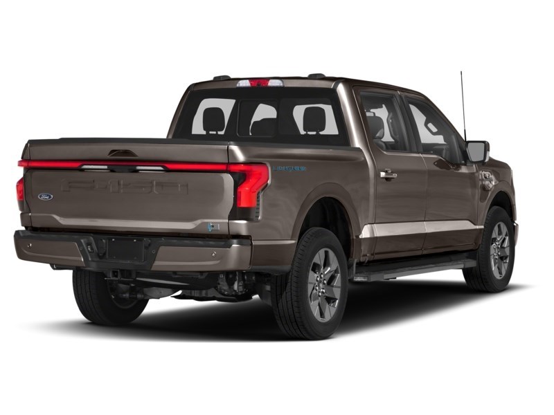 2023 Ford F-150 Lightning LARIAT 4WD SuperCrew 5.5' Box Stone Grey Metallic  Shot 14